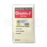 کپسول اورامین اف کوشان فارمد، حاوی جینسینگ و رویال ژلی، تقویت کننده انرژی، سیستم ایمنی و بهبود عملکرد ذهنی و جسمی