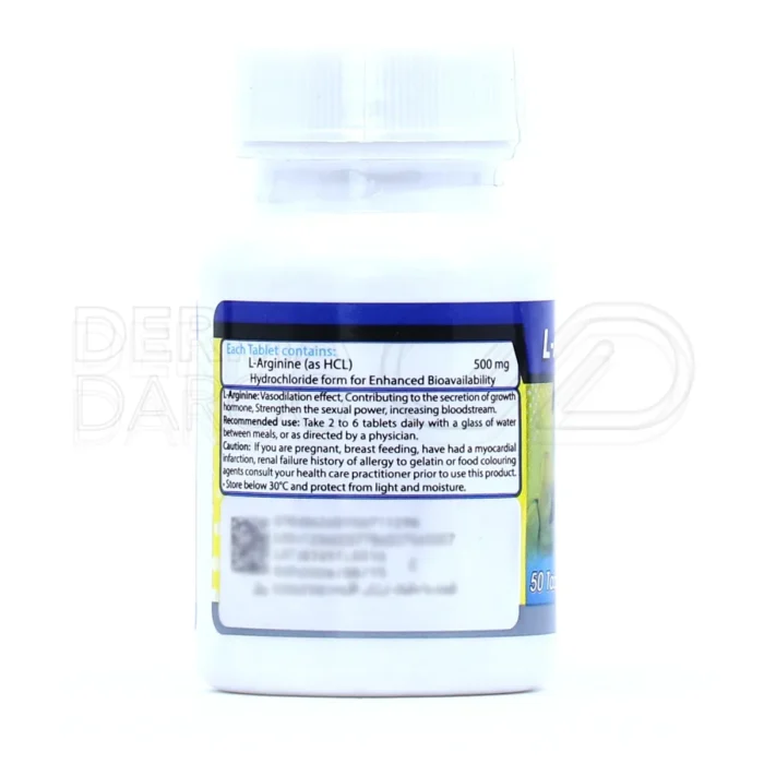 ال آرژنین ۵۰۰ دانا، تقویت جریان خون و قوای جنسی، بهبود عضله‌سازی.