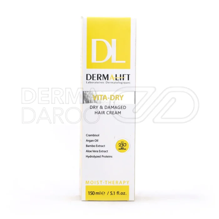 کرم موی خشک درمالیفت با جذب سریع، موها را مغذی کرده و با ایجاد لایه محافظ، درخشندگی و استحکام مو را افزایش می‌دهد