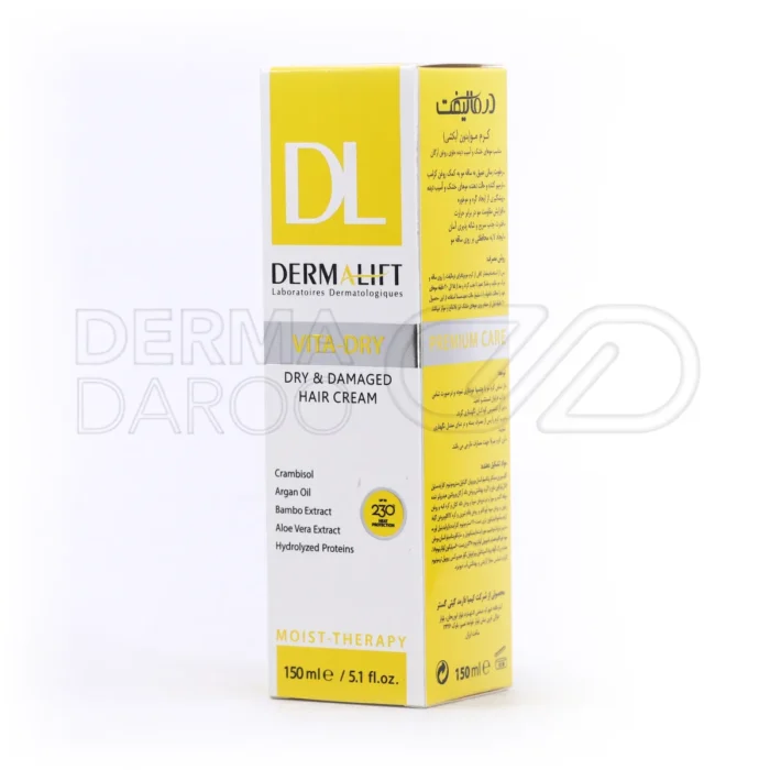 کرم آبرسان درمالیفت با گلیسرین و روغن نارگیل، موهای خشک را نرم کرده و از شکنندگی و آسیب آن‌ها جلوگیری می‌کند