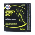 ویال یوروویتال انرژی شات، با گلوکورونولاکتون و عصاره چای سبز، افزایش خون‌رسانی، تقویت سیستم ایمنی، طعم کولا.