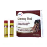 جینسینگ شات یوروویتال، ویال خوراکی با طعم پرتقال، حاوی جینسینگ و ویتامین C، تقویت انرژی، قوای جنسی و سیستم ایمنی.