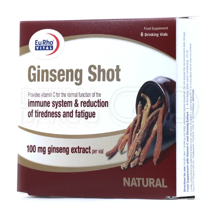 جینسینگ شات، با 15 میلی‌گرم ویتامین C، تقویت قوای جنسی و تمرکز، بدون تزریق.