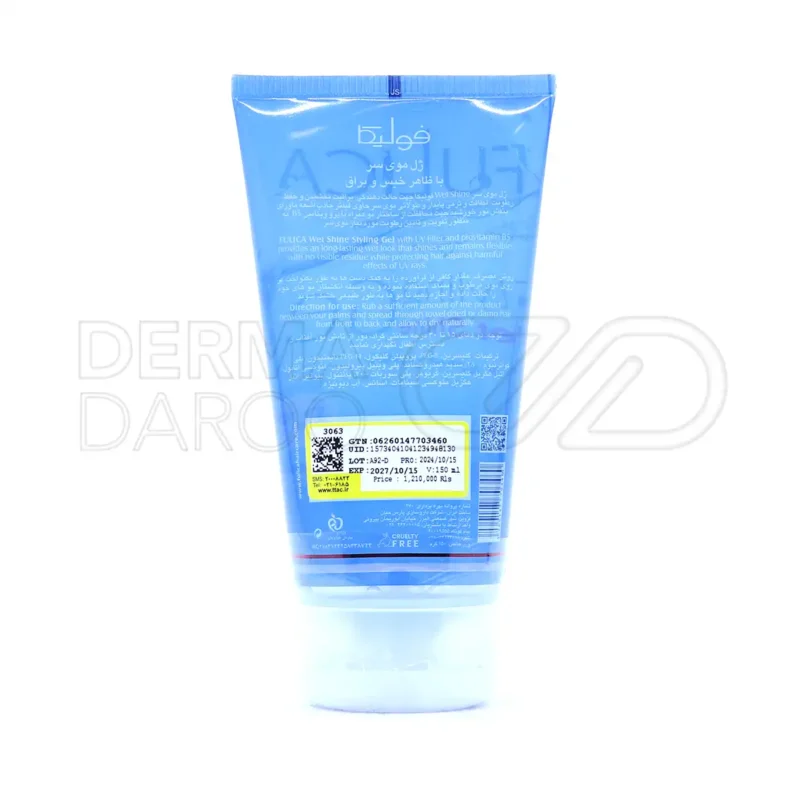 ژل مو مرطوب و براق فوليكا 150 میلی لیتر