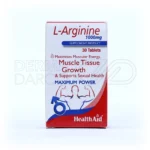 قرص خوراکی ال آرژنین با دوز هزار میلی‌گرم جهت افزایش توان فیزیکی و کاهش خستگی عضلانی