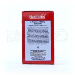 تصویر قرص سفید ال آرژنین هلث اید؛ مؤثر در تقویت قوای جنسی و عضله‌سازی