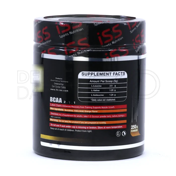 پودر بی سی ای ای آی اس اس، با ال لوسین والین ایزولوسین، افزایش توده عضلانی و بهبود عملکرد ورزشی