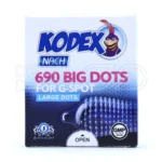 کاندوم خاردار بیگ داتس کدکس، بسته‌بندی مقاوم، لاتکس طبیعی، روان‌کننده، تحریک G-Spot و افزایش میل جنسی.