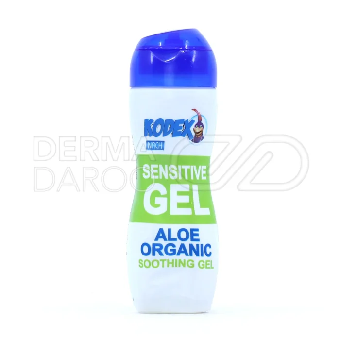 ژل روان‌کننده آلوئه‌ورا کدکس، بسته‌بندی مقاوم، تنظیم PH واژن، ضدعفونت و مناسب ماساژ و رابطه جنسی.