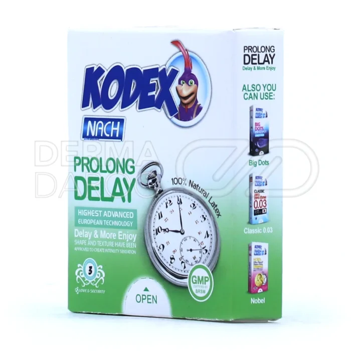 کاندوم کدکس تاخیری، نسل جدید لاتکس، کاهش انزال زودرس و لذت.
