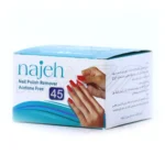 لاک پاک کن ناژه با استاندارد S.P، حاوی ویتامین‌های E و B5، پاکسازی آسان و بدون خشکی، مناسب ناخن‌های حساس