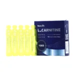 ویال خوراکی ال کارنیتین ۱۰۰۰ میلی‌گرم نورم لایف، مکمل بدون قند با طعم پرتقال برای چربی‌سوزی، افزایش متابولیسم و کمک به کاهش وزن، مناسب ورزشکاران و افراد دارای رژیم غذایی