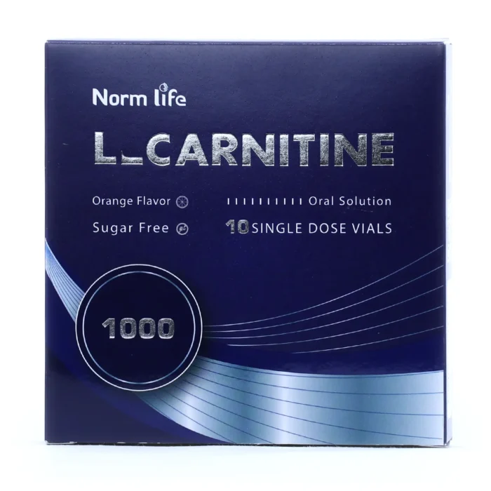 ویال خوراکی ال کارنیتین طعم‌دار نورم لایف، کمک به متابولیسم چربی و حفظ تناسب اندام