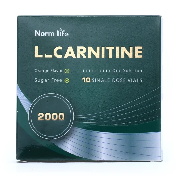 مکمل خوراکی ال کارنیتین نورم لایف؛ حاوی ۲۰۰۰ میلی‌گرم ال-کارنیتین برای حمایت از چربی‌سوزی و کاهش وزن