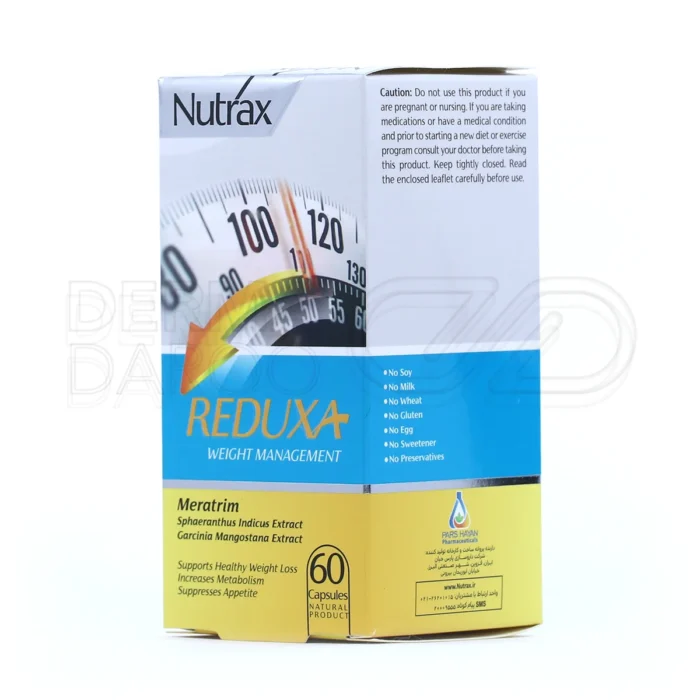 ردوکسا نوتراکس، با عصاره اسفئارنتوس، کاهش اشتها و تنظیم وزن.