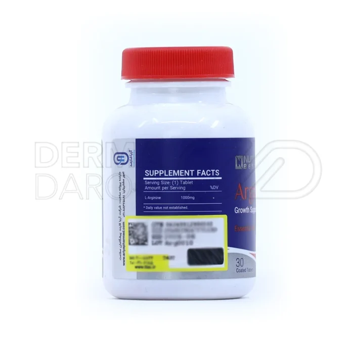 قرص آرژی‌بست نوتری‌بست با ۱۰۰۰ میلی‌گرم ال-آرژینین برای افزایش حجم عضلات و بهبود ریکاوری