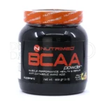 قوطی پودر بی سی ای ای نوتریمد ۵۰۰ گرمی با طعم پرتقال، حاوی ال-لوسین، ال-ایزولوسین و ال-والین برای رشد عضلانی