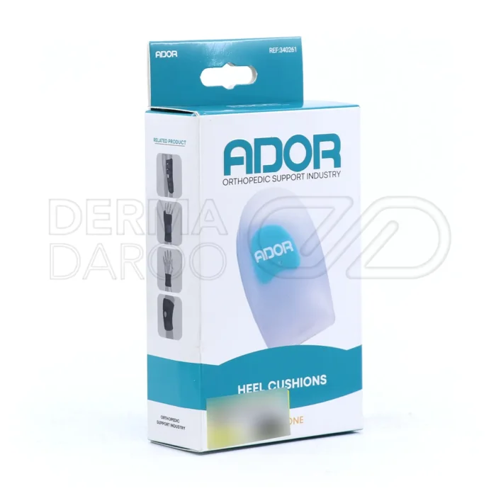 پد سیلیکونی نرم و ضدحساسیت آدور قابل استفاده در انواع کفش برای درمان خارپاشنه و بازگشت راحتی به گام‌ها