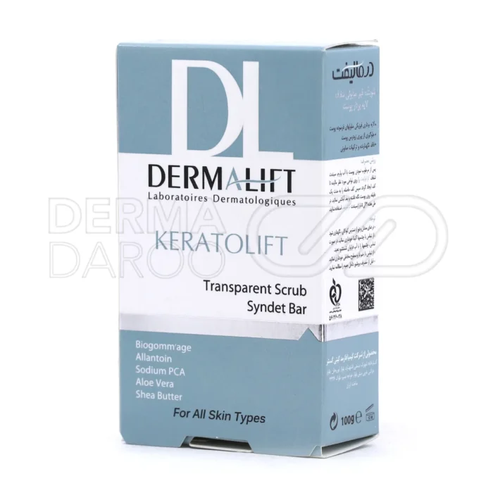 پن شفاف درمالیفت با گلیسیرین و بیوساکارید گام، لایه‌برداری ملایم انجام داده و پوست را نرم و درخشان می‌کند