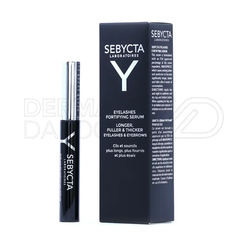 سرم تقویت کننده مژه سبیکتا ۵ میلی لیتر - جعبه بسته بندی و محفظه سرم