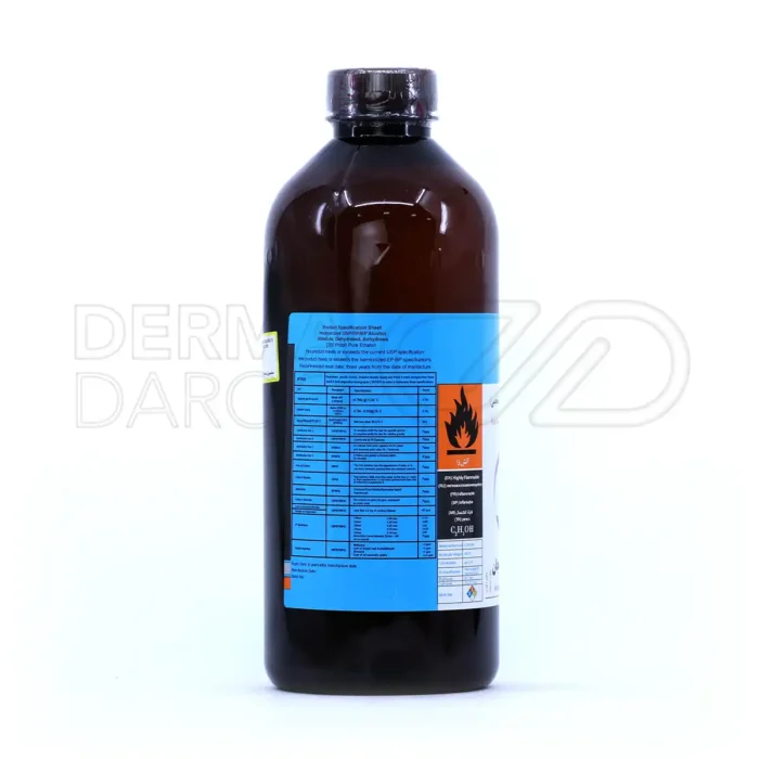 الکل اتیلیک طبی 99.8 درصد کیمیا الکل زنجان ۱۰۰۰ میلی لیتر