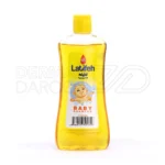 بطری شامپو بچه لطیفه مدل ساده با بسته بندی شفاف و طراحی مینیمال، فاقد پارابن، رطوبت رسان و مناسب پوست و موی حساس کودک