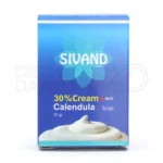 صابون کرم دار ۳۰ درصد سیوند با فرمولاسیون غنی، ضد التهاب و مرطوب کننده، مناسب پوست خشک و جلوگیری از کشیدگی