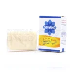 بسته بندی صابون ضد جوش سیوند با طراحی ساده، حاوی تی سی سی و سالیسیلیک اسید، مناسب پوست چرب و آکنه دار