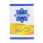 صابون تی سی سی سیوند با اثر ضد قارچی و ضد باکتریایی، مناسب برای درمان جوش و التهاب پوست چرب