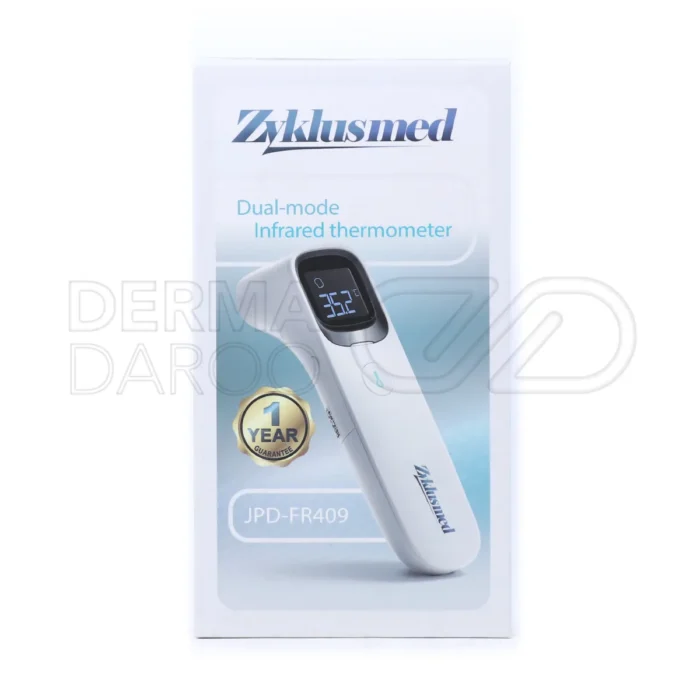 زیکلاس مد FR409 با قابلیت سنجش دما از پیشانی و داخل گوش، ایمن و سریع برای نوزادان، کودکان و بزرگسالان با دقت بالا