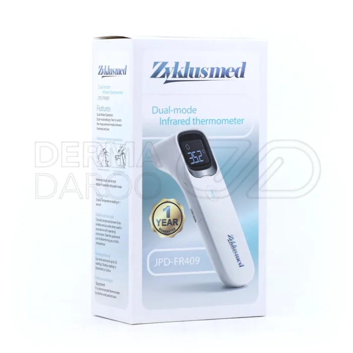تب سنج مادون قرمز زیکلاس مد FR409 با بدنه مقاوم و کیفیت بالا، محصولی چندکاره برای استفاده روزانه در خانواده ها و مراقبت از سلامت