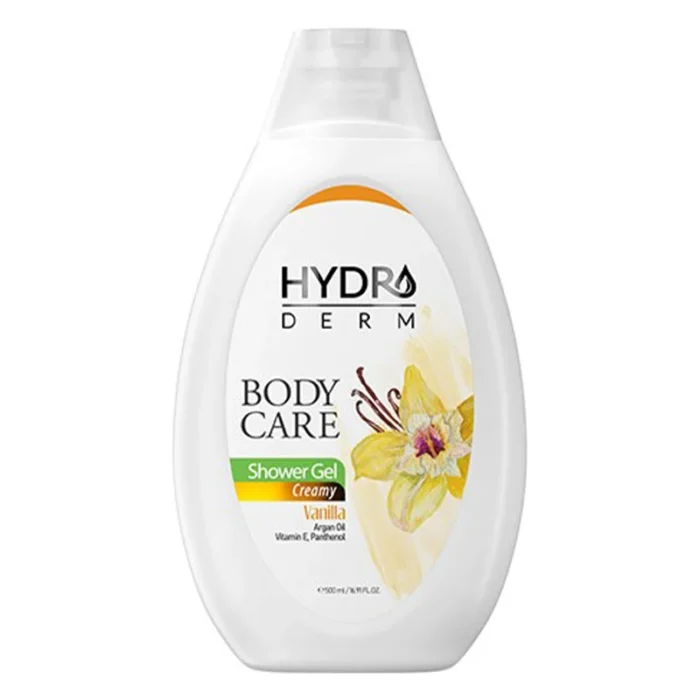 شامپو بدن کرمی هیدرودرم با رایحه وانیل 500 میلی لیتر
