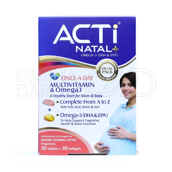 اکتی ناتال، با کلسیم و آهن، تقویت قلب و عروق در دوران شیردهی.