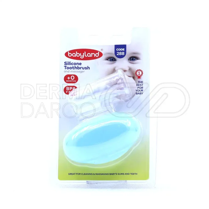 مسواک سیلیکونی کودک بیبی لند مدل 288
