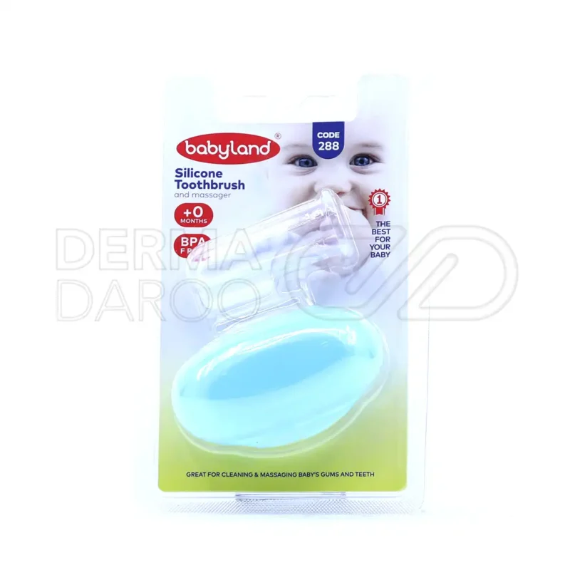 مسواک سیلیکونی کودک بیبی لند مدل 288