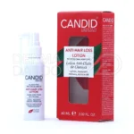 لوسیون تقویت‌کننده مو کاندید، ضد ریزش مو، با بیوتین و عصاره گزنه، در بطری اسپری‌دار، محرک رشد مو و تغذیه‌کننده.