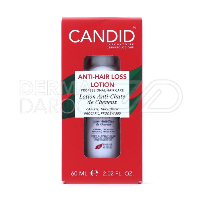 لوسیون کاندید، با عصاره گزنه و سیستئین، ضد ریزش مو، محرک رشد مجدد، تغذیه‌کننده و تقویت‌کننده پوست سر.
