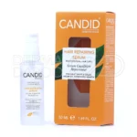 سرم ترمیم‌کننده مو تک فاز کاندید، با روغن آرگان و کراتین، در بطری قطره‌چکانی، تقویت‌کننده و ضد وز مو، بدون نیاز به آبکشی.