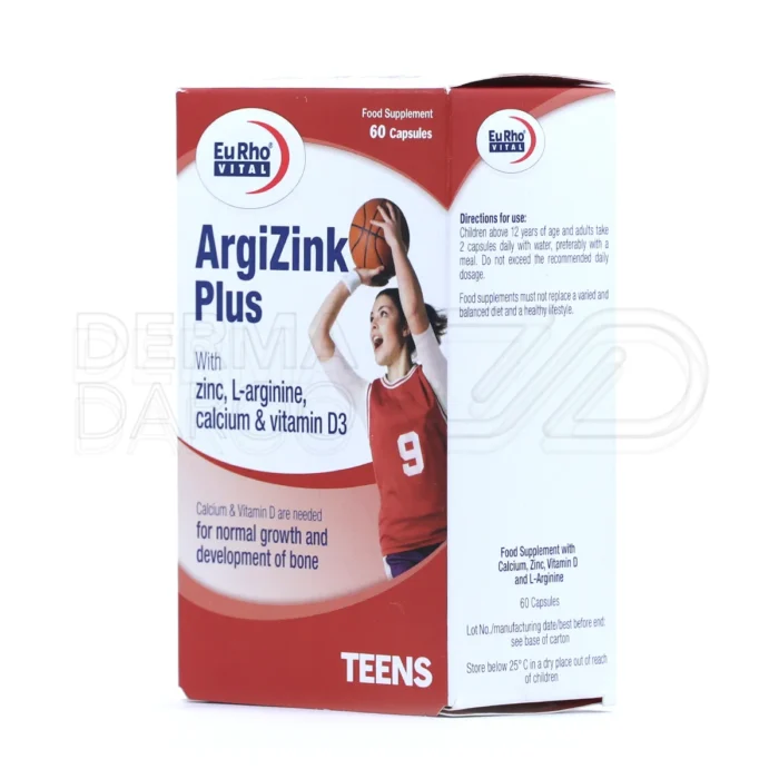 مکمل آرژی زینک یوروویتال برای پیشگیری از نرمی استخوان و بهبود رشد کودکان بالای ۱۲ سال