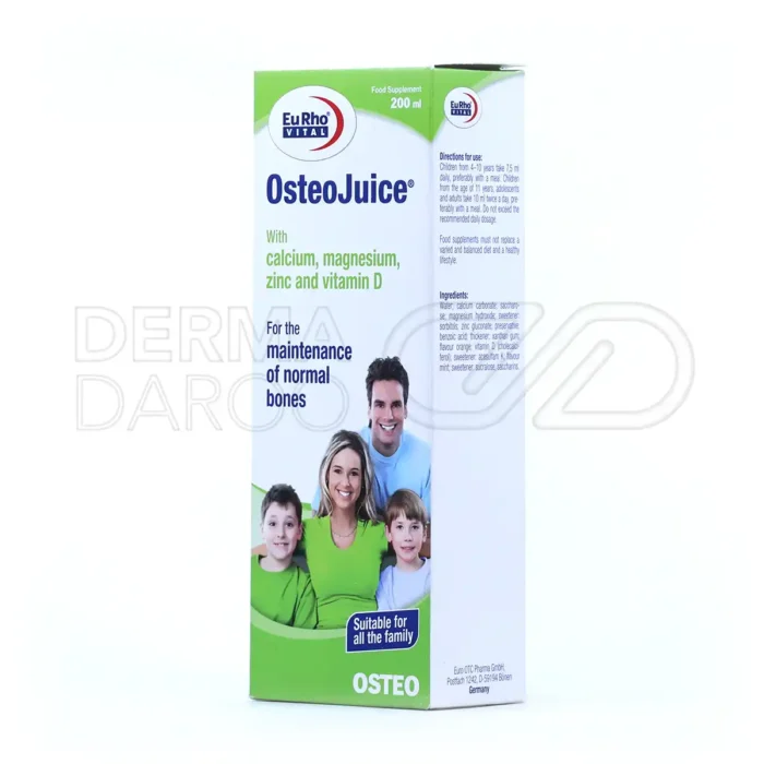 شربت استئوجویس یوروویتال ۲۰۰ میلی لیتر