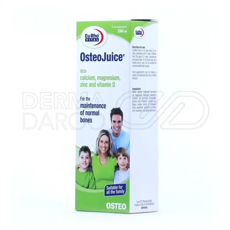 شربت استئوجویس یوروویتال ۲۰۰ میلی لیتر