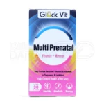 مولتی پریناتال گلوک ویت، حاوی فولیک اسید و آهن، تقویت سلامت مادر و رشد جنین.