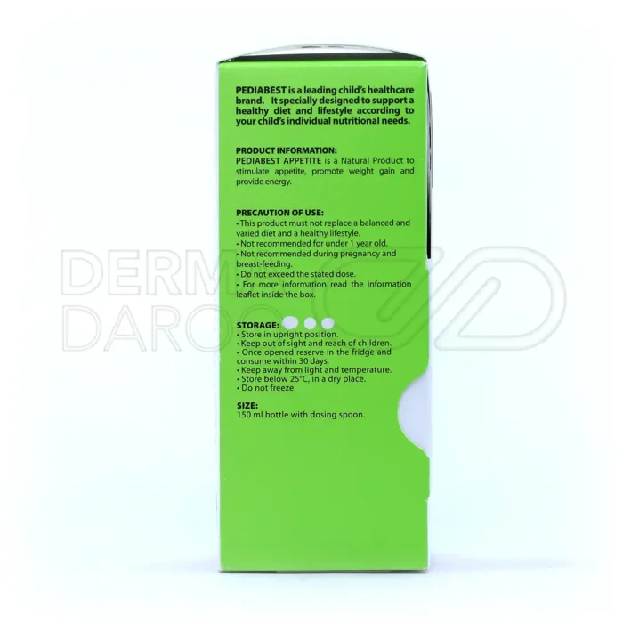 شربت اشتها آور اپتایت پدیابست 150 میلی لیتر