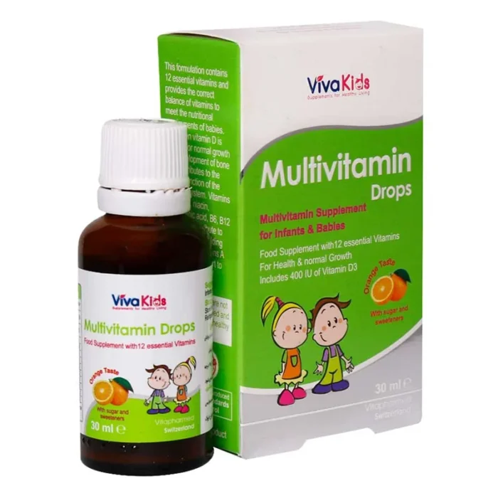 قطره مولتی ویتامین ویواکیدز 30 میلی لیتر