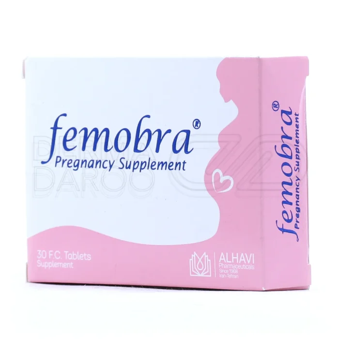 قرص فموبرا، با 400 میکروگرم فولیک اسید، رفع نیازهای تغذیه‌ای قبل و حین بارداری.