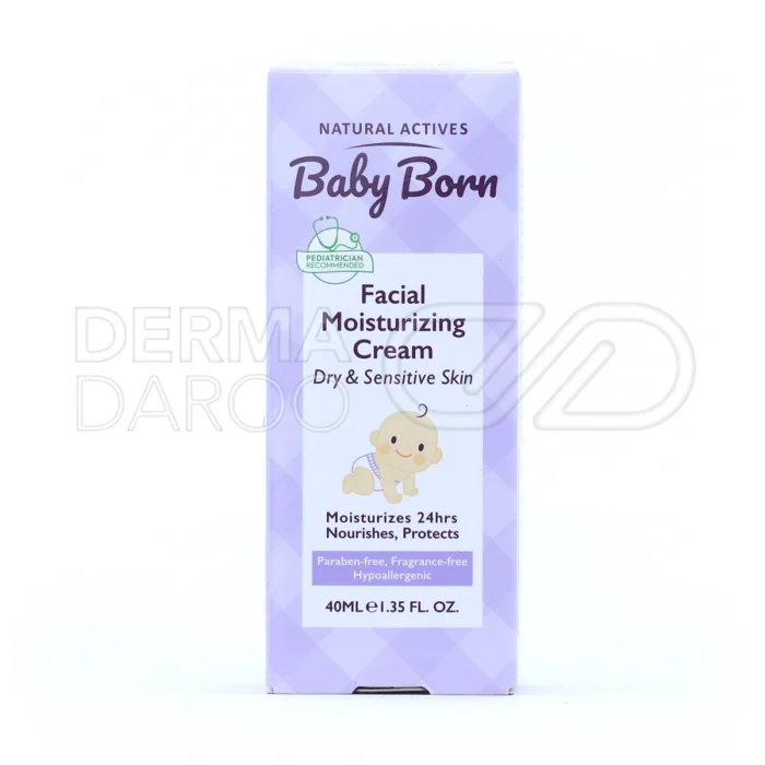 کرم بیبی برن، با روغن بادام شیرین، محافظت از پوست در برابر کم‌آبی.