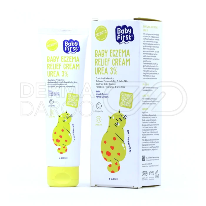 کرم نرم‌کننده کودک سی گل، بسته‌بندی مقاوم، حاوی ۳ درصد اوره و اوسرین، آبرسان و تسکین‌دهنده پوست خشک کودک.