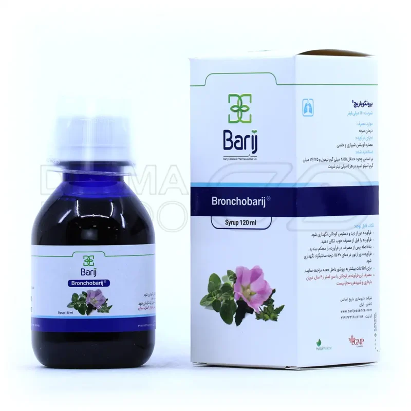 شربت برونکو باریج اسانس ۱۲۰ میلی ‎لیتر