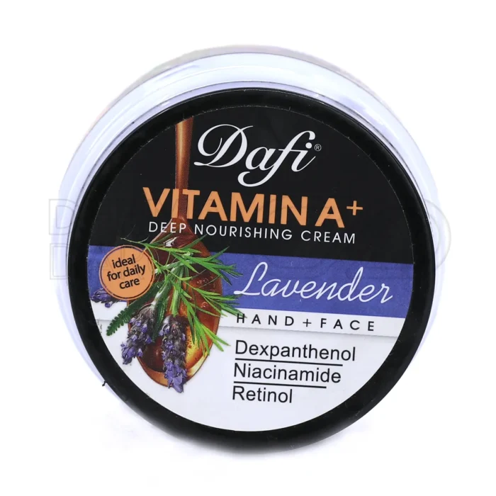 کرم دست و بدن ویتامین A حاوی اسطوخودوس دافی 270 میلی لیتر