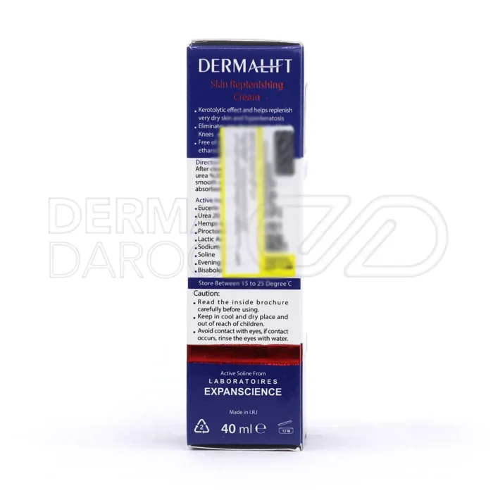 کرم درمالیفت با اوره ۲۰٪، میخچه، ترک پا و پوسته‌ریزی پوست خشک را برطرف کرده و نرمی عمیقی به پوست می‌بخشد.